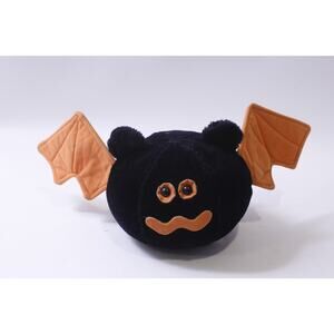 Halloween, Bat, Plush, Black Orange, Vintage, Holiday Decor, ~ 250310-WH 55